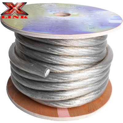 Waterdicht gebakkeerd OFC 4 AWG Oversized 1/0 Gauge Car Audio Power Wire voor prestaties