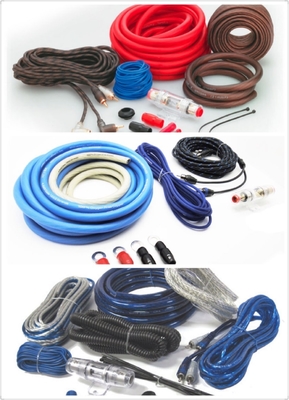 Laagspanningskoperversterker Draden Kabels Installatie Kit Kabel Draad OFC CCA