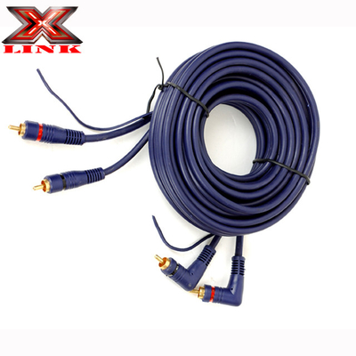Auto RCA Audio Cable Y Adapter 0ft Afgeschermde RCA kabels met PVC isolatiemateriaal