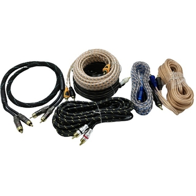5.5mm Buitendeurs PVC Auto Audio RCA kabel 2M-2M voor High End prestaties