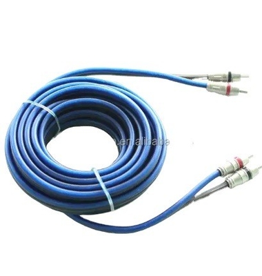 5m Goud Connector CCA Conductor Audio bulk RCA kabel voor auto Home System Audio integratie