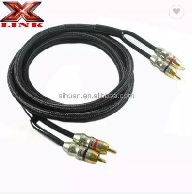 5m Goud Connector CCA Conductor Audio bulk RCA kabel voor auto Home System Audio integratie
