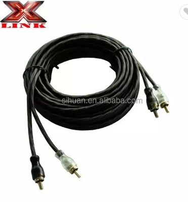 5m Goud Connector CCA Conductor Audio bulk RCA kabel voor auto Home System Audio integratie