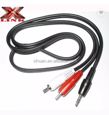 5m Goud Connector CCA Conductor Audio bulk RCA kabel voor auto Home System Audio integratie