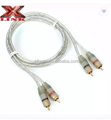 5m Goud Connector CCA Conductor Audio bulk RCA kabel voor auto Home System Audio integratie