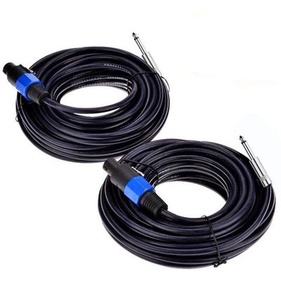 Twist Lock 2 Conductor Speaker Cable Professional 50FT Lengte voor audiotoepassingen