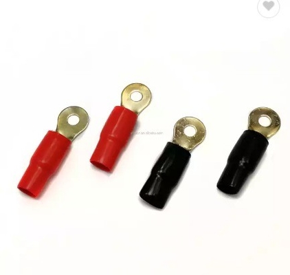 Hoog breekvermogen koper ring terminals voor batterij kabel eindes AWG 2 4 6 8 10 Gauge