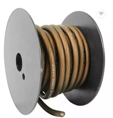 50ft OFC 1/0 Gauge Oversized Black Power Ground Wire voor Auto Audio Geen connectoren