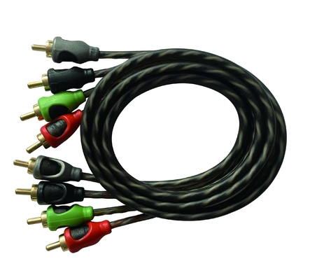 OFC 100% kopergeleider 2 kanaals RCA-audiocabel voor auto- en thuisaudioverbinding