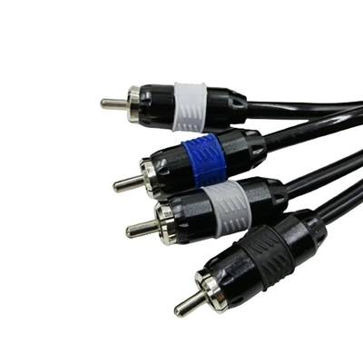 Soft PVC Jacket Koper RCA kabel met OFC geleider in elke kleur