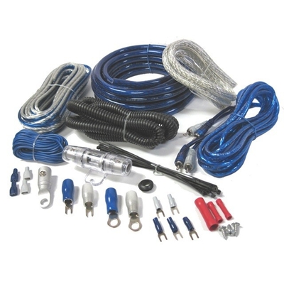 PVC Jacket 0 4 8 10awg Gauge Auto Car Amp Versterker Bedrading Kit met RCA Connector Type