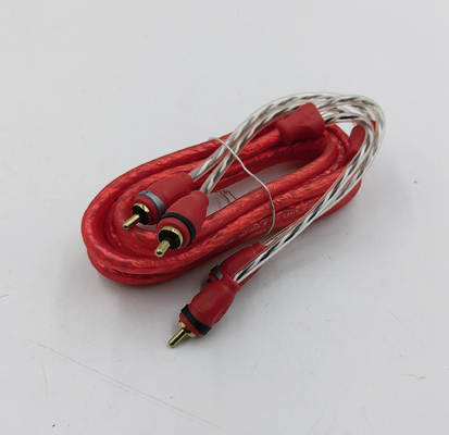 Soft PVC Jacket Koper RCA kabel met OFC geleider in elke kleur