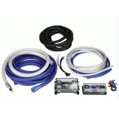 PVC Jacket 0 4 8 10awg Gauge Auto Car Amp Versterker Bedrading Kit met RCA Connector Type