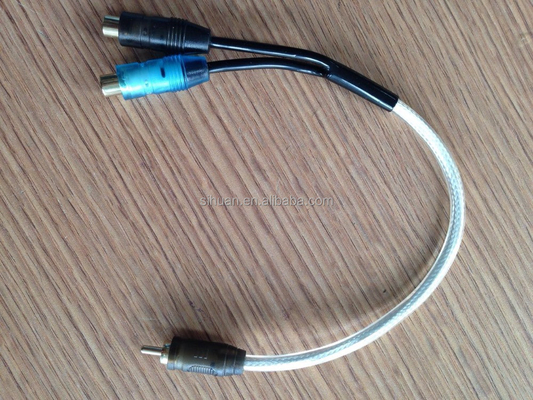 PVC Jacket RCA kabel AV voor Auto Audio en Home Audio Amp