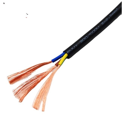 300v RVV RVV elektrische kabeldraad met PVC-isolatie en kopergeleider 4.0mm