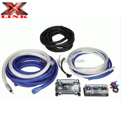 0 2 4 8 Gauge Sub Car Audio Amplifier Wiring Kit 1500 2500 3000 Watt met materialen