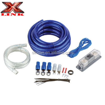 0 2 4 8 Gauge Sub Car Audio Amplifier Wiring Kit 1500 2500 3000 Watt met materialen