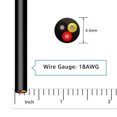 Versatile 14 AWG Stranded PVC geïsoleerde koperdraad voor laagspannings-LED-verlichting en automobiel