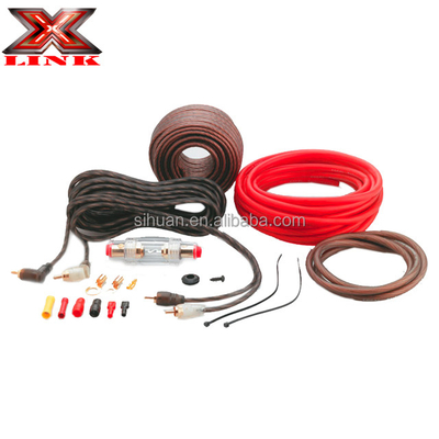 Soft PVC Jacket 2000 Watt 0GA Amp Bedrading Kit voor Audio Performance