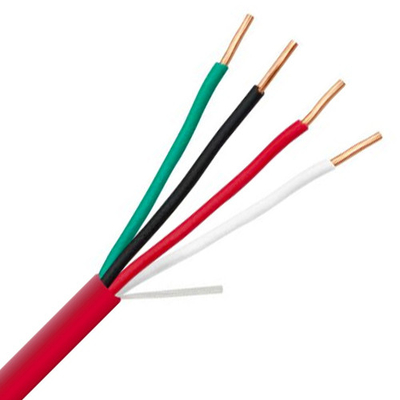 14 16 AWG 2/C 4/C Solid 100% koper EWCS FPLP Plenum Nominale afgeschermde brandmeldkabel