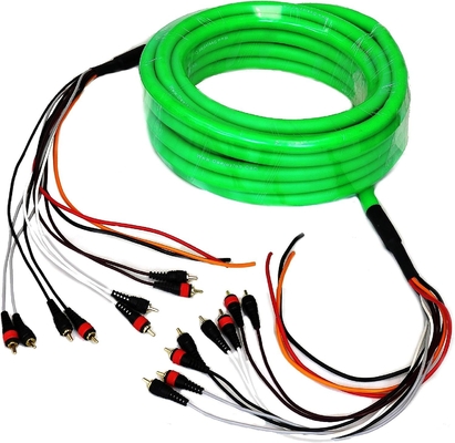 100% zuurstofvrij koper Multi Channel Audio 10 RCA Power Medusa kabel voor professionals