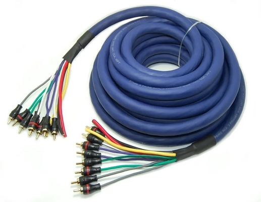 100% zuurstofvrij koper Multi Channel Audio 10 RCA Power Medusa kabel voor professionals