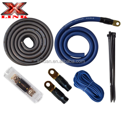 Soft PVC Jacket 4 Gauge Amp Wiring Kit voor op maat gemaakte vereisten