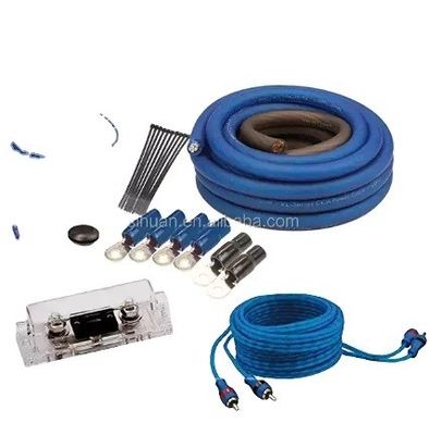 Voorbeeld 0 4 8 10 AWG Gauge GA Auto Audio Versterker Bedrading Kit Stroomkabel Luidspreker draad Kits Big 3 Kit