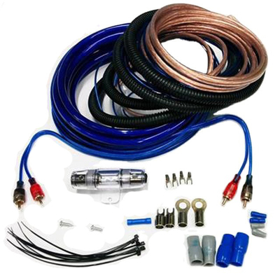 8 Ga Ofc CCA 100% Man-Man Car Speaker Audio Cable Versterker Subwoofer Installatie Kit Conductor Bare Copper Zwart/Blauw/Rood