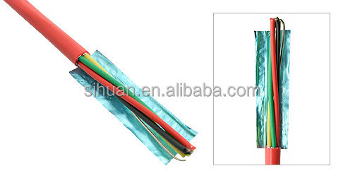 Geconfectioneerde CCA 18 AWG 2/C Vaste FPLR Brandmeldkabel 1000 Ft Rode koperen geleiderbescherming