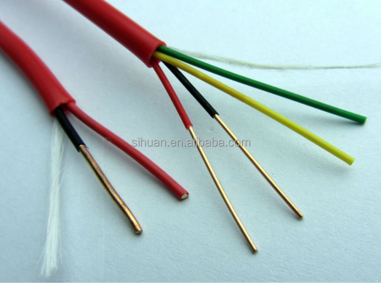 Geconfectioneerde CCA 18 AWG 2/C Vaste FPLR Brandmeldkabel 1000 Ft Rode koperen geleiderbescherming