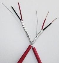 Industriële brandwaarschuwingskabel met afscherming 2x 1,5 mm 2x 2,5 mm 2x 4,0 mm