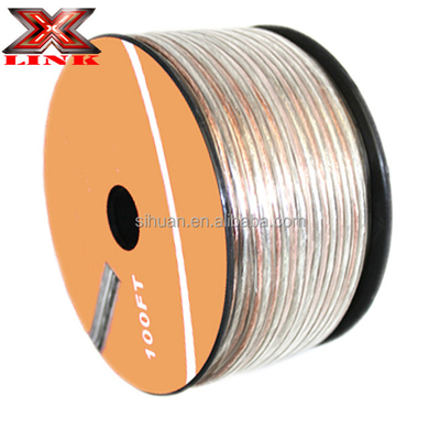Geen Connector Type Dikke luidspreker Kabeldraad 22 24 18 16 Gauge AWG Transparante luidspreker