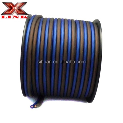 Flexible 12ga OFC koper audio luidspreker draad met zachte PVC jas en gouden aansluiting