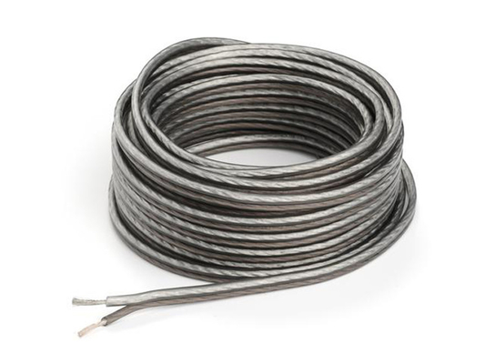 Flexible 12ga OFC koper audio luidspreker draad met zachte PVC jas en gouden aansluiting