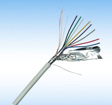 Kabel voor brandwaarschuwingsapparatuur met PVC-isolatie met kaal koper geleider 2c 4c 8c 12c 20c