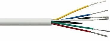 Kabel voor brandwaarschuwingsapparatuur met PVC-isolatie met kaal koper geleider 2c 4c 8c 12c 20c