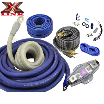 Stranded Conductor 4ga Amp Audio Amplifier Wiring Kits voor overhead installatie