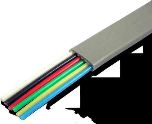10 8 6 4 Flat Modular Line Cord Indoor Telephone Cable Draad Kopergeleider
