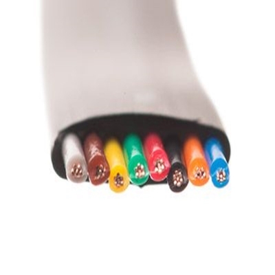 10 8 6 4 Flat Modular Line Cord Indoor Telephone Cable Draad Kopergeleider