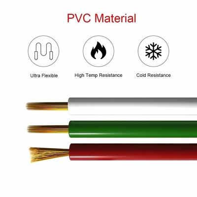 Flexible Wire Extension Cord voor LED Ribbon 1618 Gauge PVC Jacket RGBW RGB 3pin 4pin