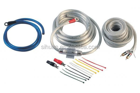 4 Gauge Car Amplifier Wiring Kit met PVC isolatiemateriaal en CCA- of OFC-geleider