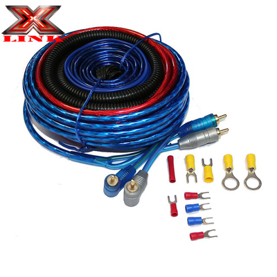 4 Gauge Car Amplifier Wiring Kit met PVC isolatiemateriaal en CCA- of OFC-geleider