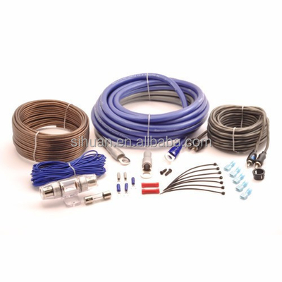 8 Gauge Auto Versterker Kabel Kit met koper materiaal en aangepaste buitendiameter
