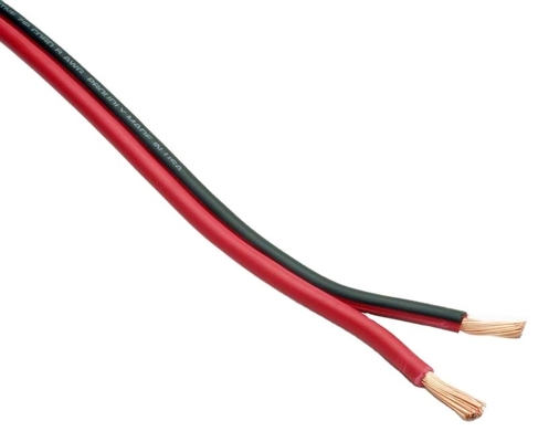 Niet-beschermde 12 Gauge Stranded Wire Car Audio OFC 2 Core Soft Speaker Cable met OFC met blik