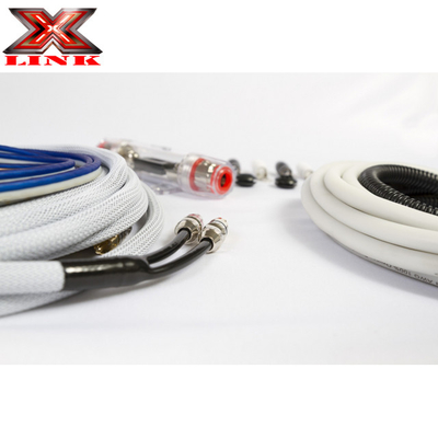 Aluminium beklede stalen geleider 4 Gauge OFC High Current Amp/subwoofer bedrading kit