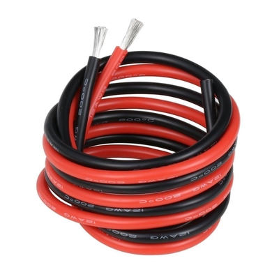 Hoogtemperatuur 300 °C Ultraflexibele zachte silicon rubber Jacketed Stranded Copper Wire voor zware industriële toepassingen