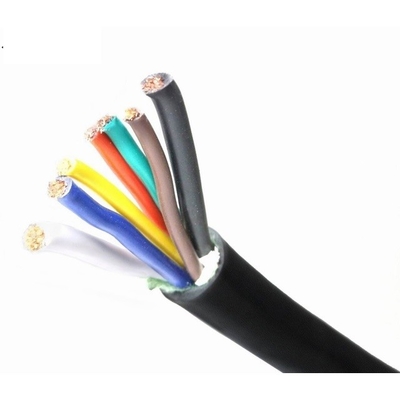 7 Core Black Jacket 5C Way Pin Trailer Lighting Cable met gegalvaniseerde koperen geleider