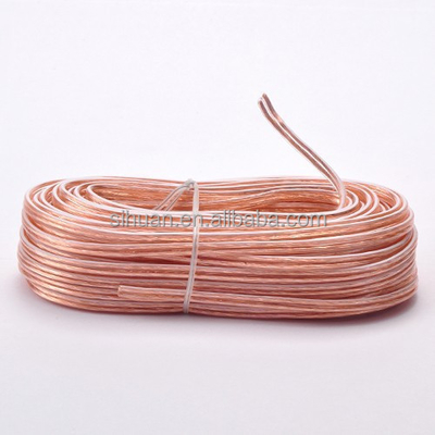 Gepersonaliseerde buitendiameter en stereo connector type zachte pvc autoversterker luidspreker draad