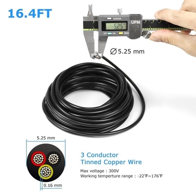 18AWG 2 Leider 20AWG 3 Leider Elektraal draad Geklemd PVC Geklemd koperdraad